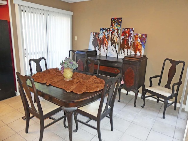 2325 Lakeshore Unit E-4, Hot Springs, AR 71913 - dining space with light tile patterned floors and baseboards