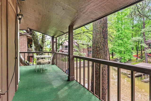 2325 Lakeshore Unit E-4, Hot Springs, AR 71913 - view of balcony