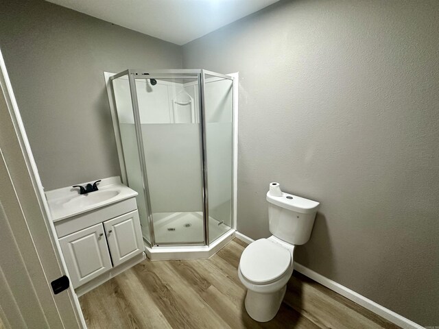 27 Grant 491 Rd, Sheridan, AR 72105 - full bath with wood finished floors, a stall shower, and vanity