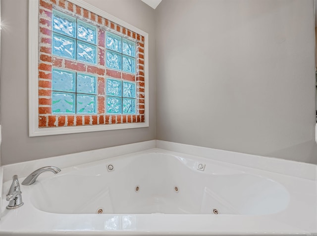 1010 Claycut Cir, North Little Rock, AR 72116 - bathroom featuring a jetted tub