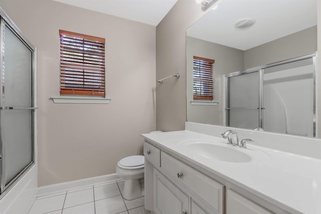 1010 Claycut Cir, North Little Rock, AR 72116 - bathroom with tile patterned floors, healthy amount of natural light, toilet, and vanity