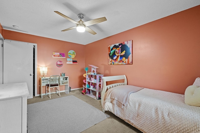 42 Desoto Cir, North Little Rock, AR 72116 - carpeted bedroom with ceiling fan and baseboards