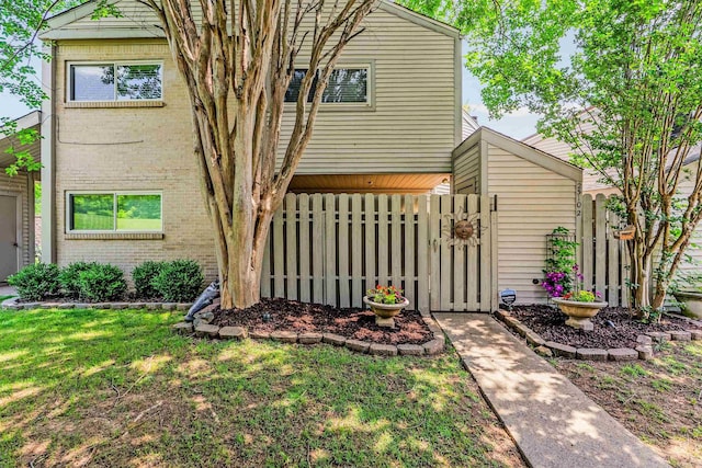 2510 Riverfront # 2, Little Rock, AR 72202 - back of property featuring brick siding