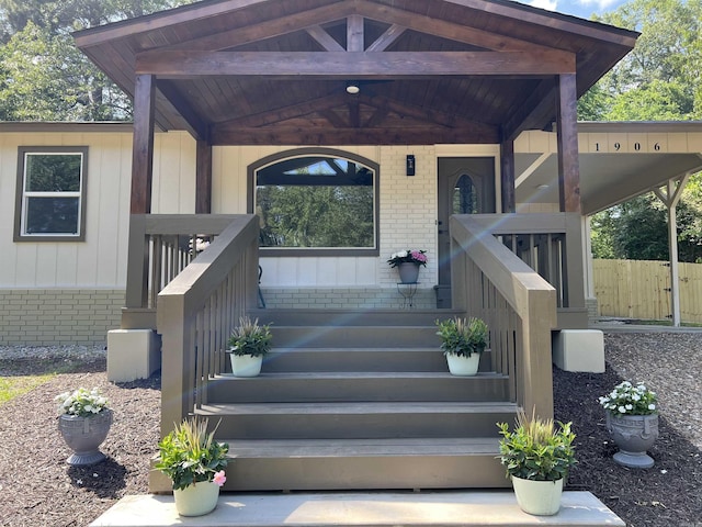 1906 Fernwood Cv, Benton, AR 72015 - view of exterior entry with brick siding
