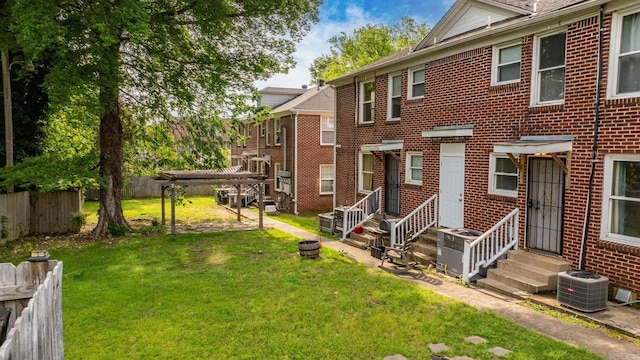 1724 W 19, Little Rock, AR 72202 - view of yard with cooling unit