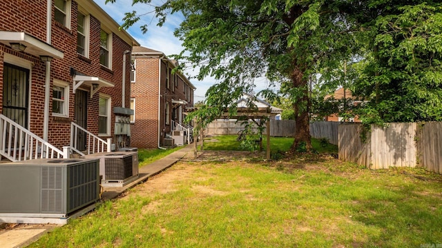 1724 W 19, Little Rock, AR 72202 - view of yard with central air condition unit