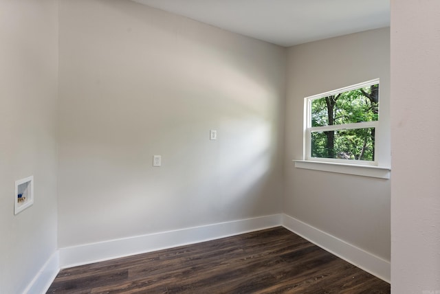 4300 W 16th St, Little Rock, AR 72204 - unfurnished room featuring baseboards and dark wood-style floors