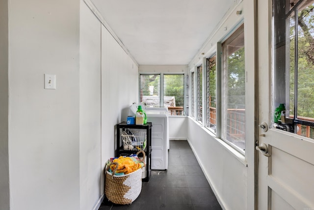 428 W S St, Benton, AR 72015 - sunroom / solarium featuring plenty of natural light, baseboards, and tile patterned floors