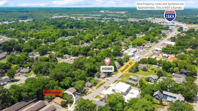 428 W S St, Benton, AR 72015 - bird's eye view of a forest