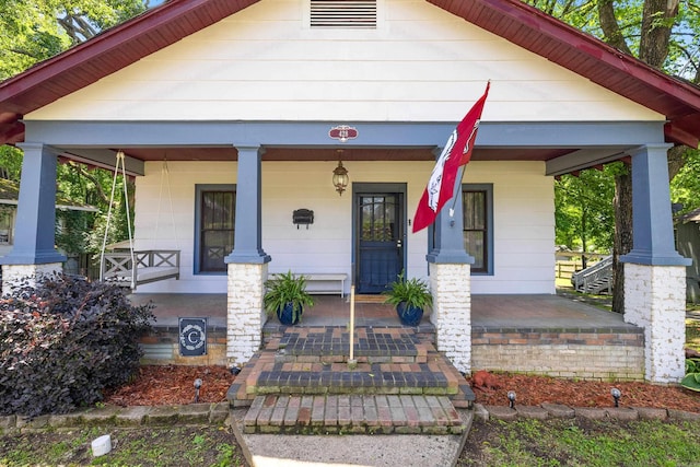 428 W S St, Benton, AR 72015 - view of front of house with covered porch