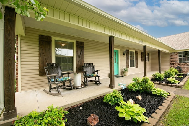 view of patio / terrace featuring a porch