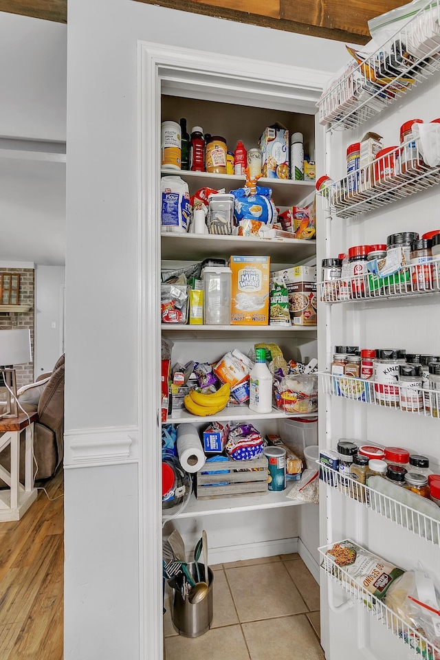 view of pantry