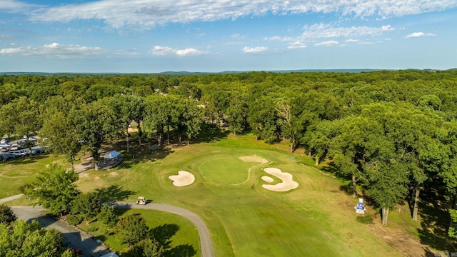 9 Leeward Ct, Maumelle, AR 72113 - aerial view of a local golf course and a heavily wooded area