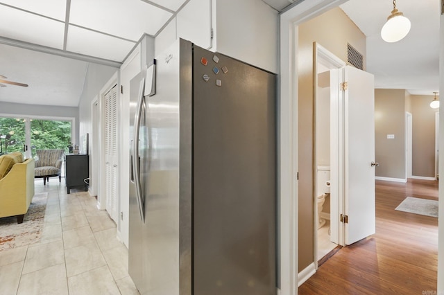 717 Choctaw Cir, Little Rock, AR 72205 - corridor with baseboards and light wood-style floors