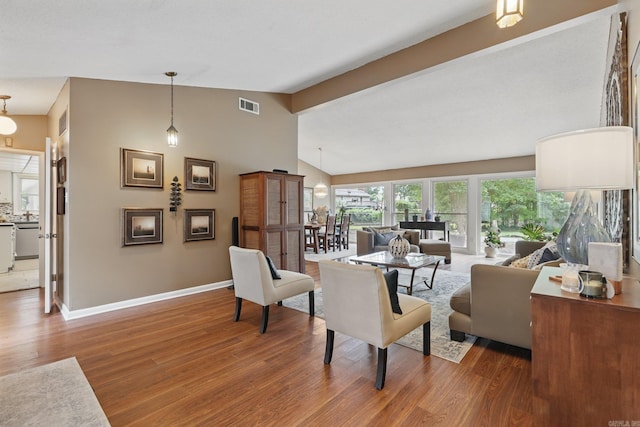 717 Choctaw Cir, Little Rock, AR 72205 - living area with wood finished floors and baseboards