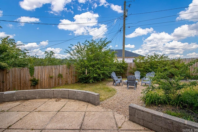 38 Lefever Ln, Little Rock, AR 72227 - view of patio / terrace featuring a fenced backyard
