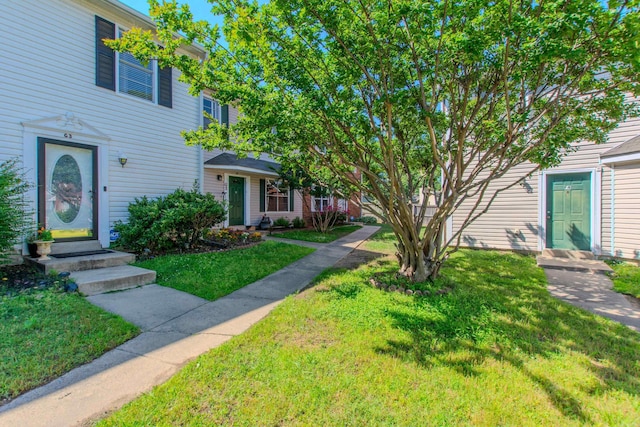 200 Pine Frst Unit F3, Maumelle, AR 72113 - view of front of home featuring a front yard and entry steps
