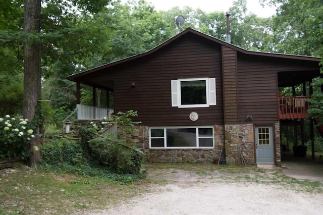 259 Pine Crst, Mountain View, AR 72560 - view of home's exterior with stone siding