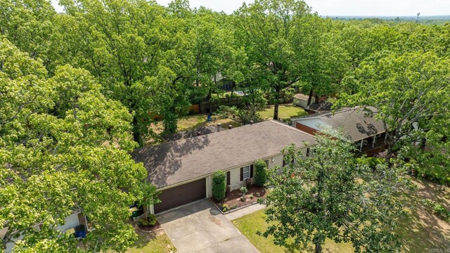 3016 Cleburne Pl, North Little Rock, AR 72116 - aerial view of property and surrounding area