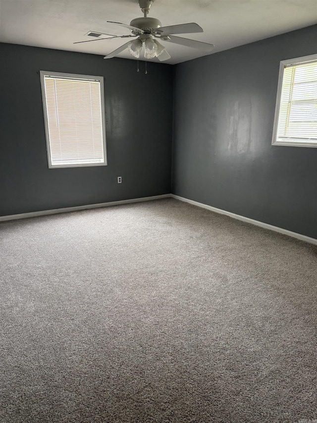 514 S Sawmill Rd, Searcy, AR 72143 - carpeted empty room with ceiling fan and baseboards