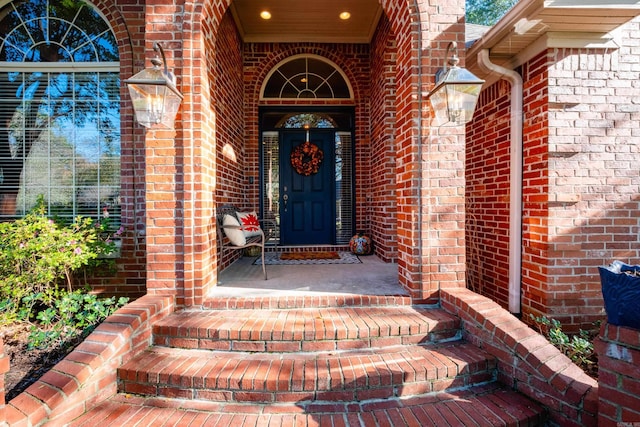 5718 Mediterranean Blvd, Benton, AR 72019 - doorway to property featuring brick siding