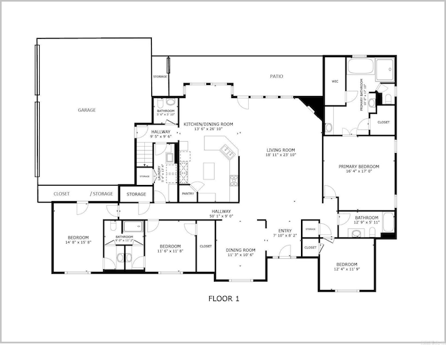 5718 Mediterranean Blvd, Benton, AR 72019 - home floor plan