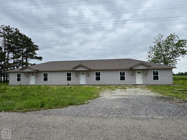 32616 N Rd, Marked Tree, AR 72365 - ranch-style house with gravel driveway