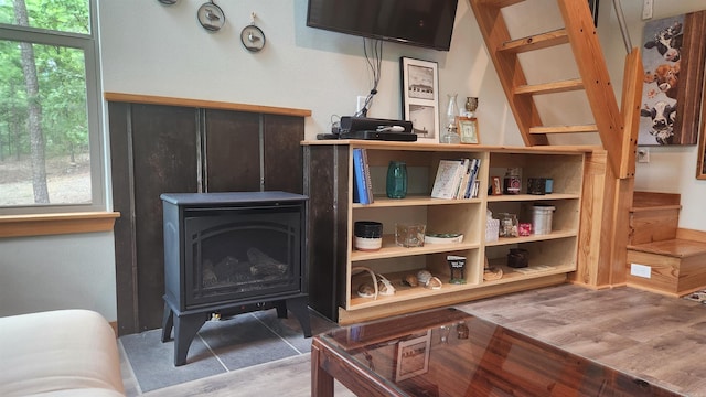 180 Herschel B Guinn Rd, Story, AR 71970 - living room with wood finished floors