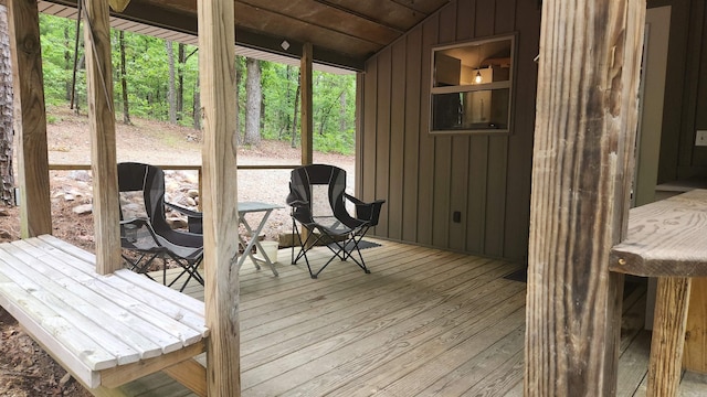 180 Herschel B Guinn Rd, Story, AR 71970 - view of deck