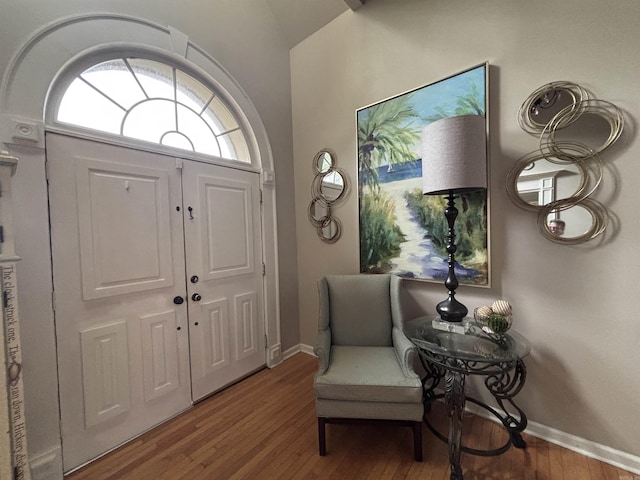 615 Miller Cv, Benton, AR 72019 - entryway featuring wood finished floors and baseboards