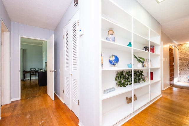 1224 S Fillmore St, Little Rock, AR 72204 - corridor with wood finished floors