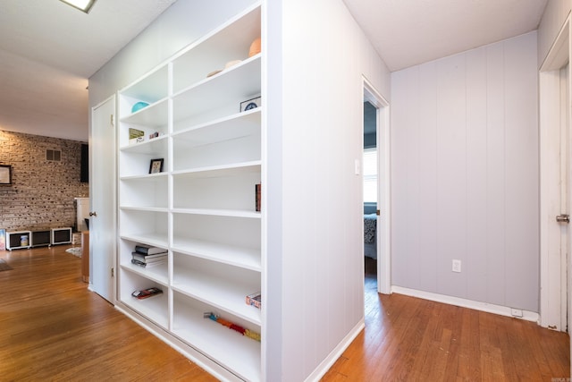 1224 S Fillmore St, Little Rock, AR 72204 - hallway featuring wood finished floors and baseboards