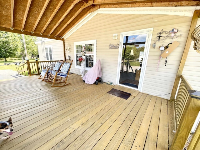 806 Autumnwood Rd, Ash Flat, AR 72513 - view of deck