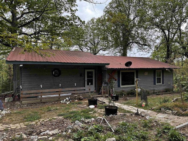 340 Griffin Rd, Hardy, AR 72542 - view of front of property featuring metal roof