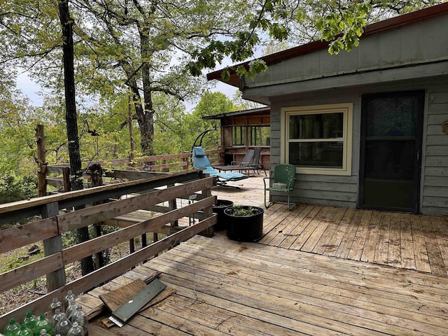 340 Griffin Rd, Hardy, AR 72542 - view of wooden terrace