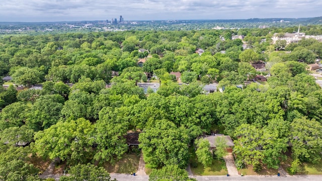 1118 Garland, North Little Rock, AR 72216 - aerial overview of property's location featuring a forest