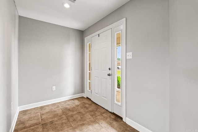 2340 Morning Glory, Conway, AR 72034 - tiled foyer featuring baseboards and recessed lighting