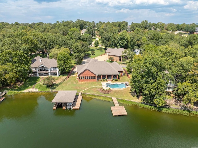 20 Stonegate, Hot Springs, AR 71913 - view of subject property with a nearby body of water and a pool area