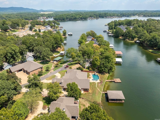 20 Stonegate, Hot Springs, AR 71913 - aerial perspective of suburban area featuring a nearby body of water