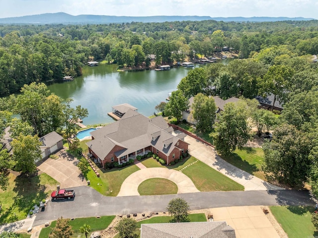 20 Stonegate, Hot Springs, AR 71913 - view of subject property featuring a nearby body of water and a forest