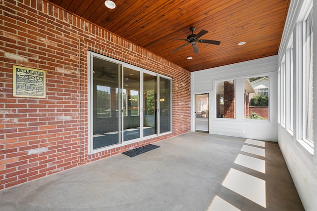 20 Stonegate, Hot Springs, AR 71913 - view of patio / terrace featuring a ceiling fan