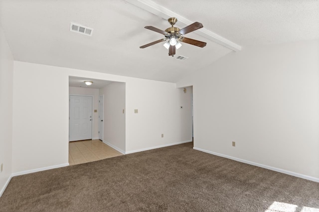 51 Fieldcrest Cir, Cabot, AR 72086 - spare room with light carpet, ceiling fan, and baseboards