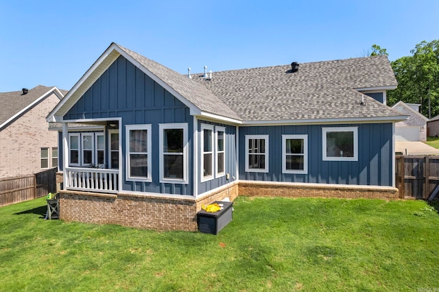 5101 Peace Ln, Alexander, AR 72002 - rear view of house featuring board and batten siding and roof with shingles