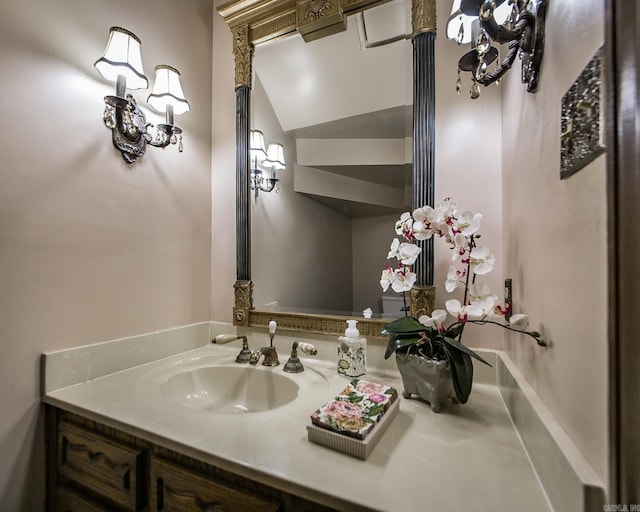 5401 N Hills Blvd, North Little Rock, AR 72116 - bathroom with vanity