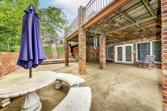5401 N Hills Blvd, North Little Rock, AR 72116 - view of patio