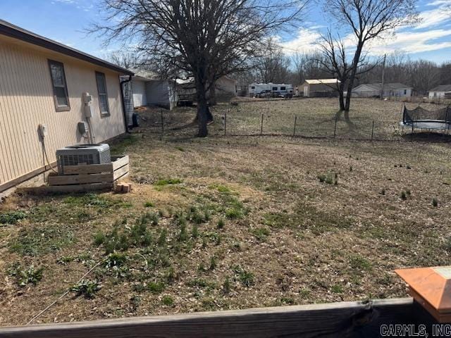 21 Emma Dr, Pocahontas, AR 72455 - view of yard with central AC and fence
