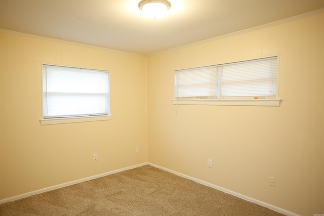 6914 Juniper Rd, Little Rock, AR 72209 - carpeted spare room featuring crown molding and baseboards