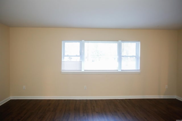 6914 Juniper Rd, Little Rock, AR 72209 - unfurnished room featuring dark wood-style floors and baseboards