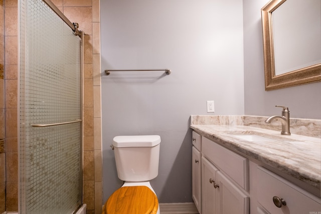 1407 Hanger St, Little Rock, AR 72202 - full bath featuring a shower stall, toilet, and vanity