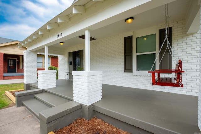 1407 Hanger St, Little Rock, AR 72202 - view of patio / terrace with a porch